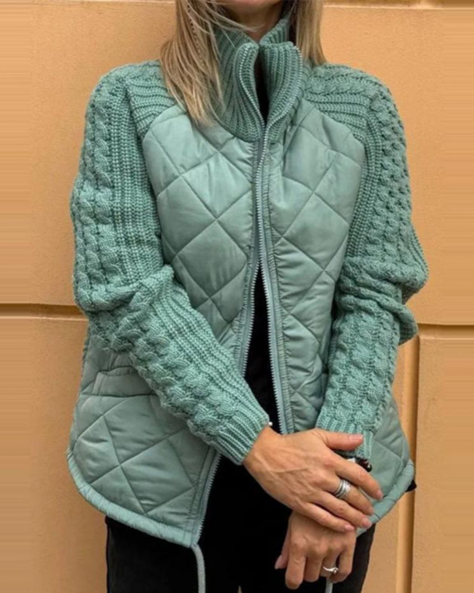HAZEL | CASUAL KNITTED FLEECE JACKET