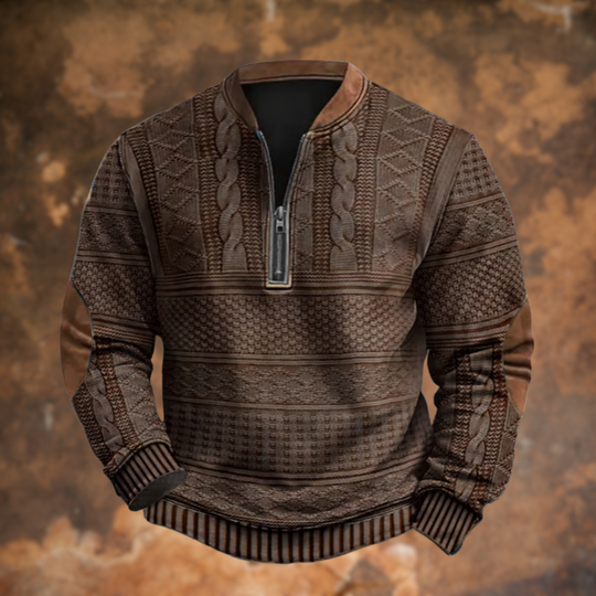 CARTER | KNITTED SWEATER WITH ZIPPER