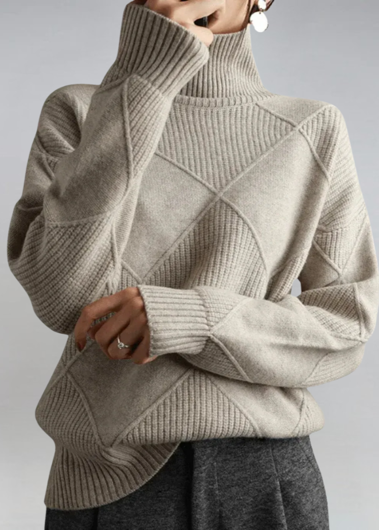 LAUREN | LUXURY CASHMERE TURTLENECK SWEATER
