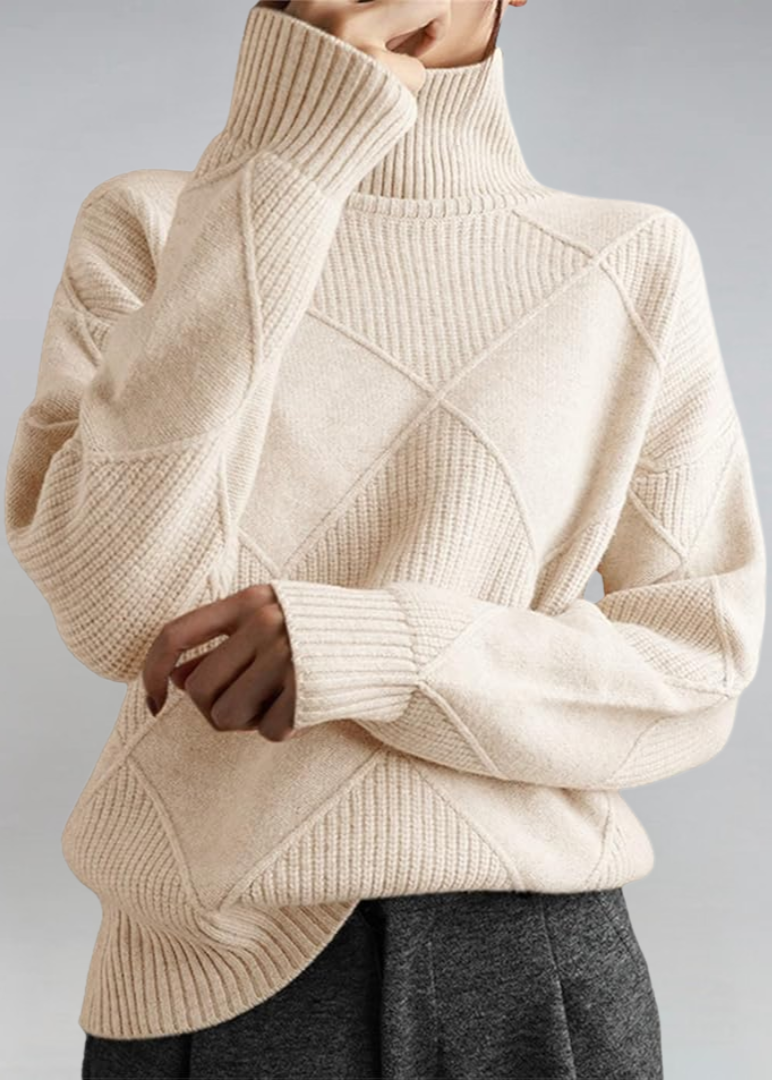 LAUREN | LUXURY CASHMERE TURTLENECK SWEATER