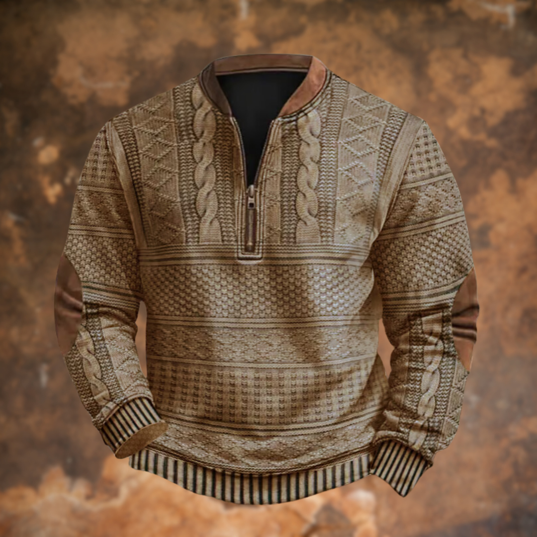 CARTER | KNITTED SWEATER WITH ZIPPER