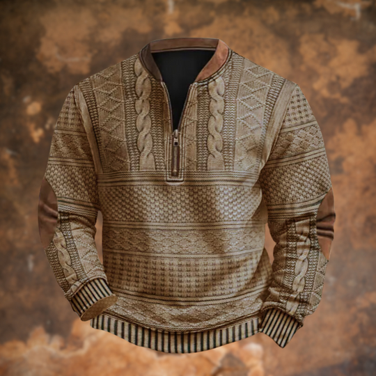 CARTER | KNITTED SWEATER WITH ZIPPER
