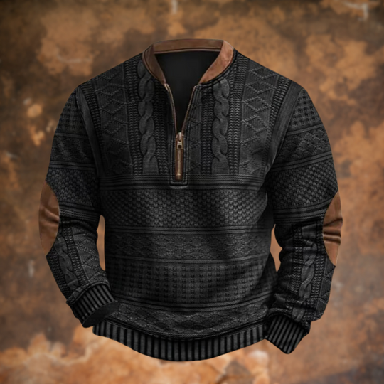 CARTER | KNITTED SWEATER WITH ZIPPER
