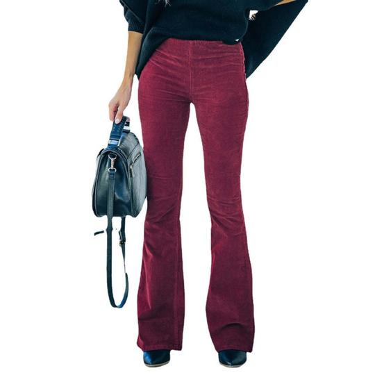 CHLOE | CORDUROY FLARE TROUSERS
