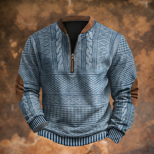 CARTER | KNITTED SWEATER WITH ZIPPER
