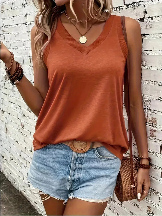 ASSILA | V-NECK TOP
