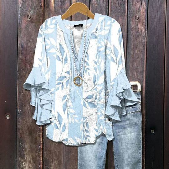 ELENORA | WHISPER RUFFLE BLOUSE