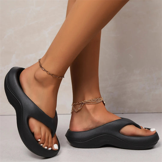 RUELLE | LIGHTWEIGHT COMFORT SLIDE SANDALS