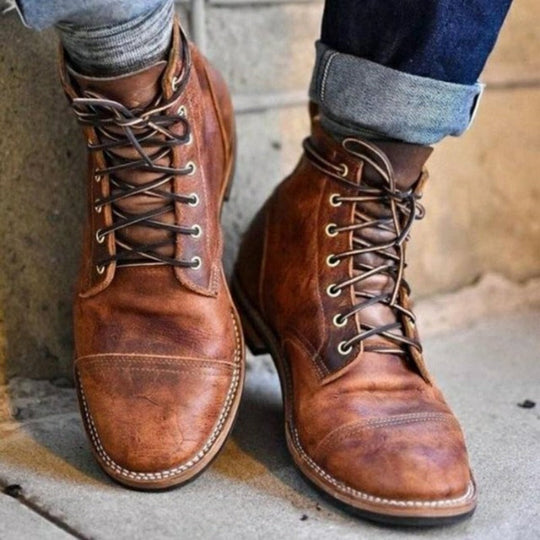 JASON | ROBUST LEATHER BOOTS FOR MEN