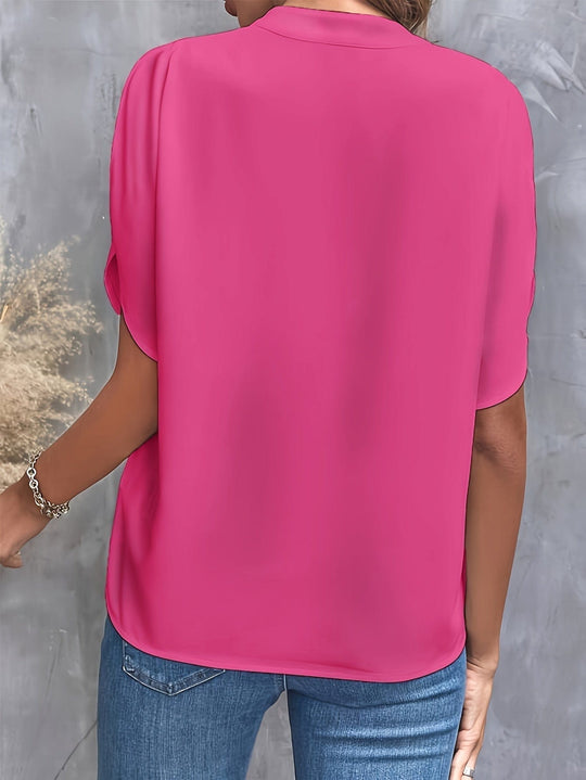 ELIANA | DRAPED BLOUSE
