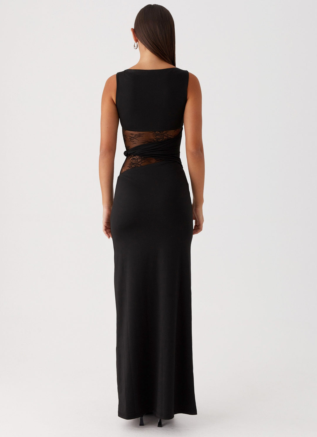 LAYLA | FIGURE-HUGGING MAXI DRESS WITH SUBTLE CUTOUTS AND LACING