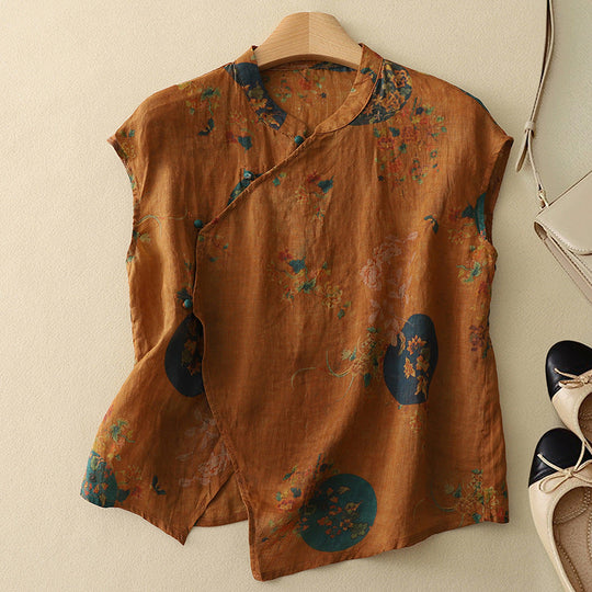 AMANDA | LINEN TOP