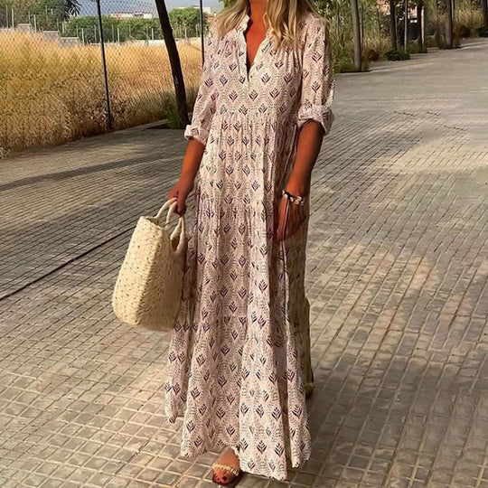 ELOWEN | BOHO MAXI DRESS