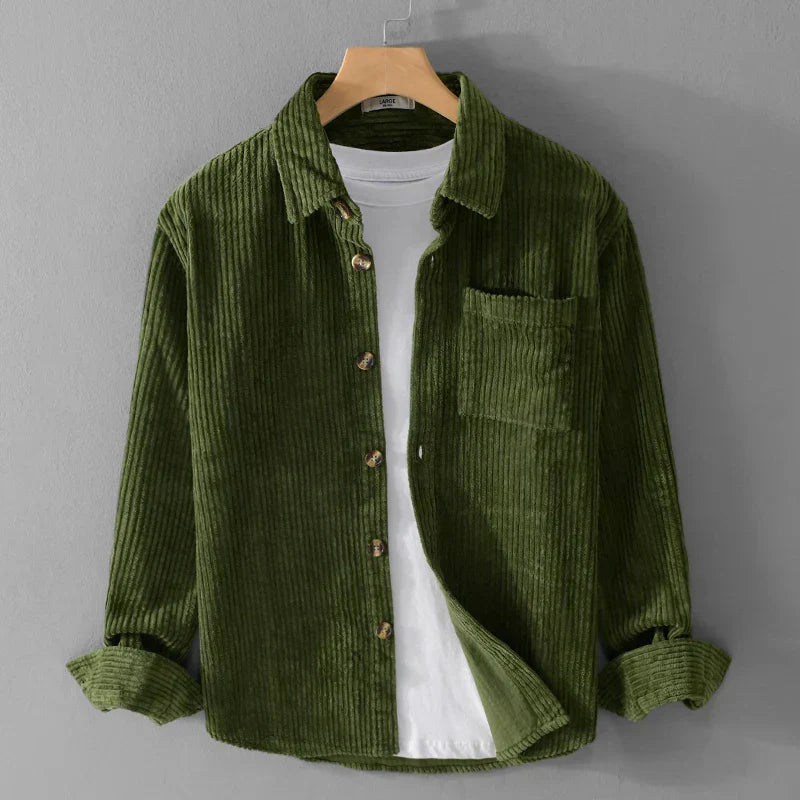 FINN | CORDUROY LONG-SLEEVE SHIRT