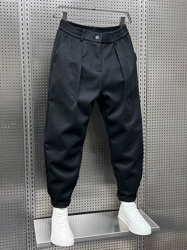 ETHAN | ELEGANT MÉLANGE TROUSERS