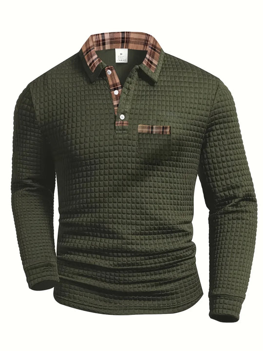 SEAN | CHECKERED POLO SHIRT