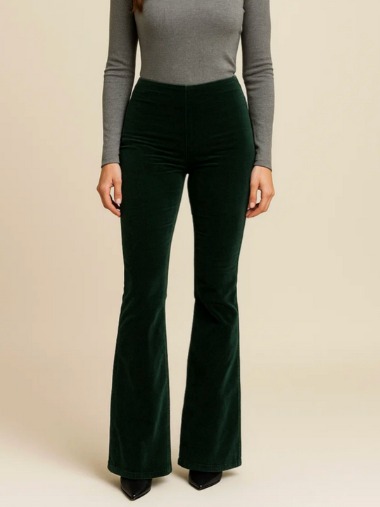 CHLOE | CORDUROY FLARE TROUSERS