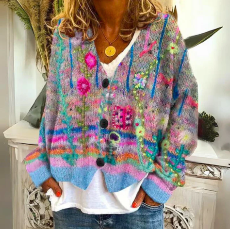 EVIE | FLORAL CARDIGAN