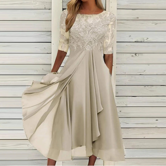 ZARIA | LACE EMBROIDERED DRESS