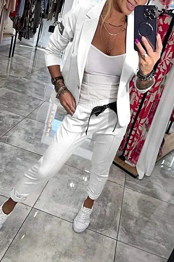 AMELIA | TAILORED SET WITH SOFT BLAZER AND CASUAL JOGGERS