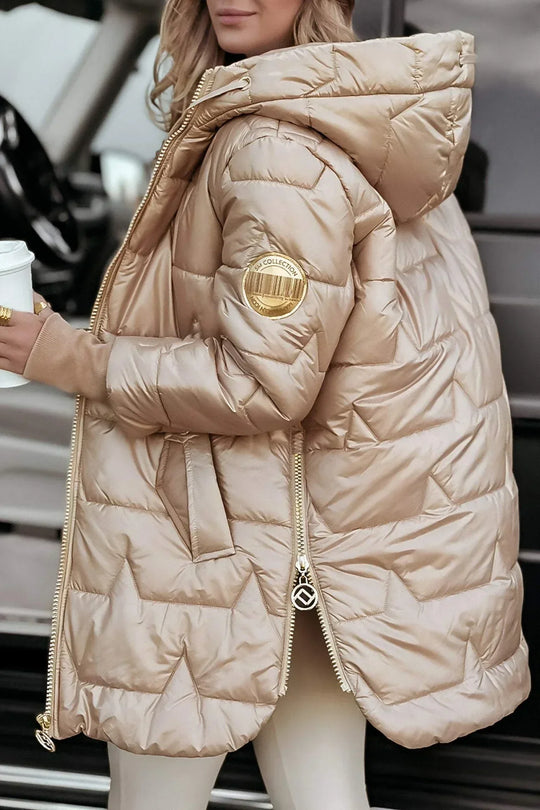 JULIA | ELEGANT WINTER COAT WITH HOOD AND PADDING