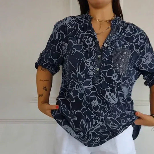AMELIA | FLORAL PRINT BLOUSE