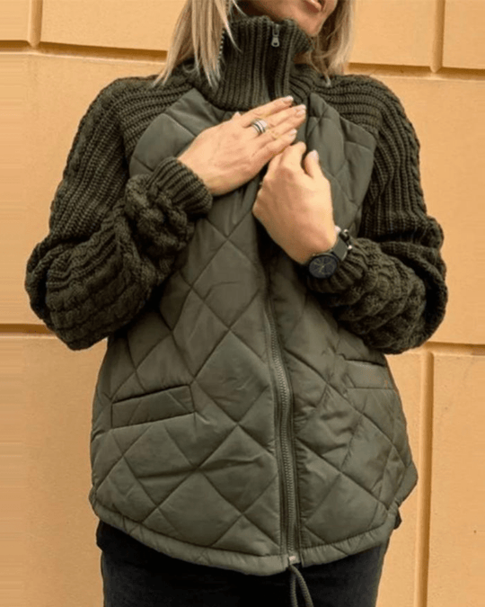 HAZEL | CASUAL KNITTED FLEECE JACKET